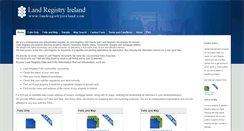 Desktop Screenshot of landregistryireland.com