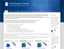 Tablet Screenshot of landregistryireland.com
